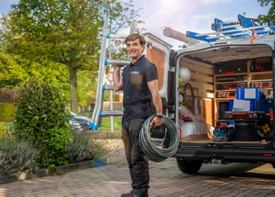 Aftoppen van de omvormer